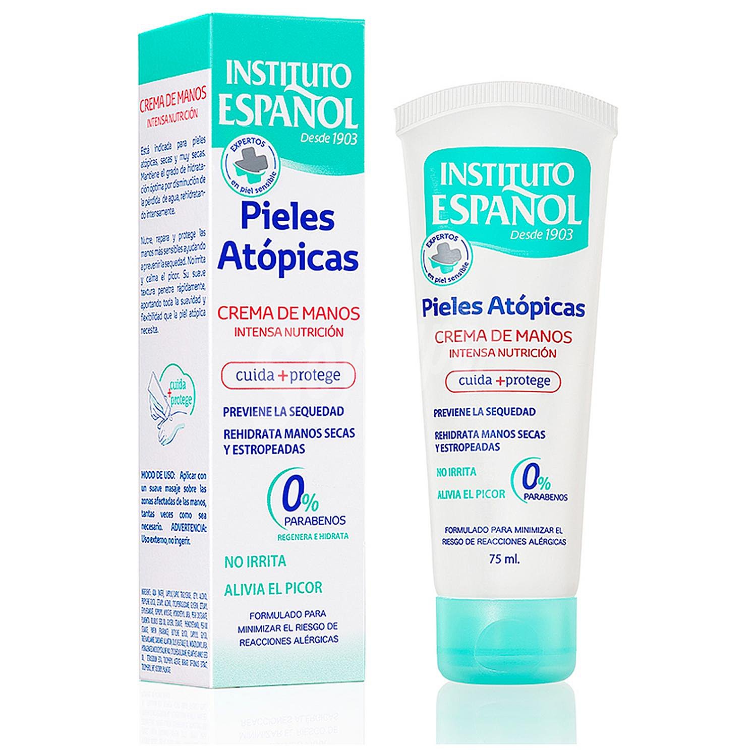 Crema de manos nutrición intensa, para pieles atópicas