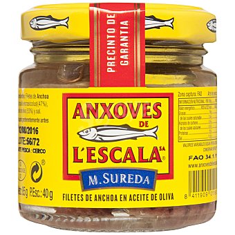 Filetes de anchoa en aceite de oliva Anxoves de l'escala