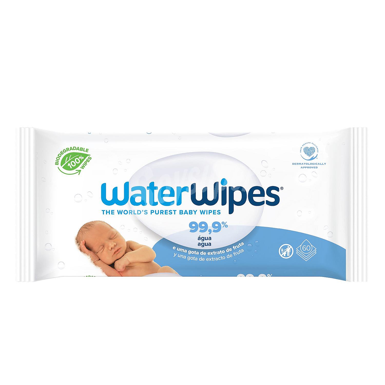 Toallitas para bebe ecológico waterwipes