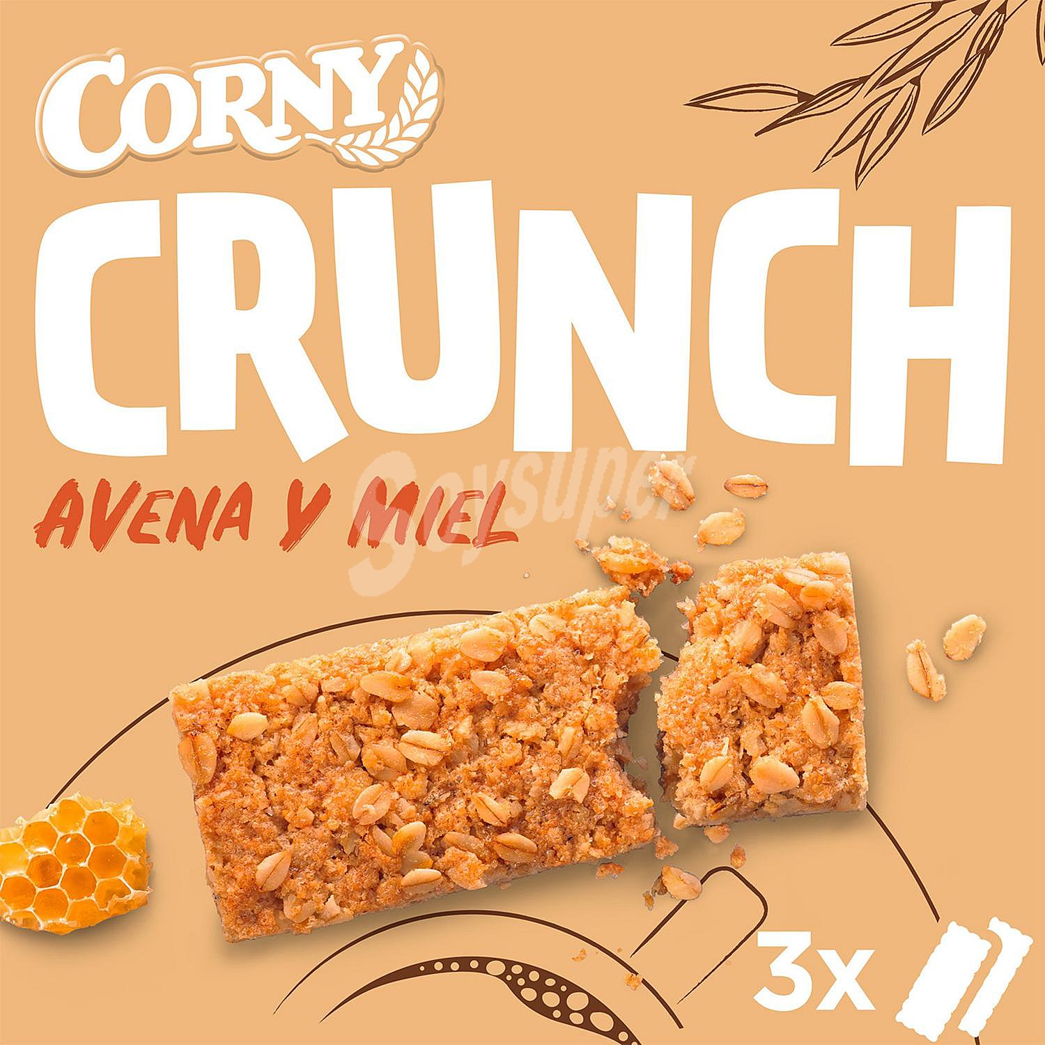 Barritas de avena y miel Corny Crunch