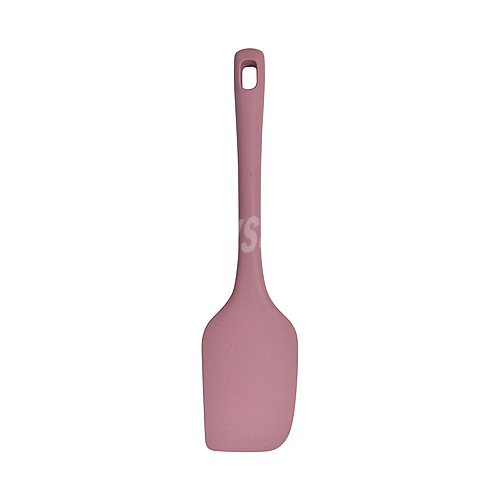 Espátula de cocina de silicona color rosa, 27cm. actuel.