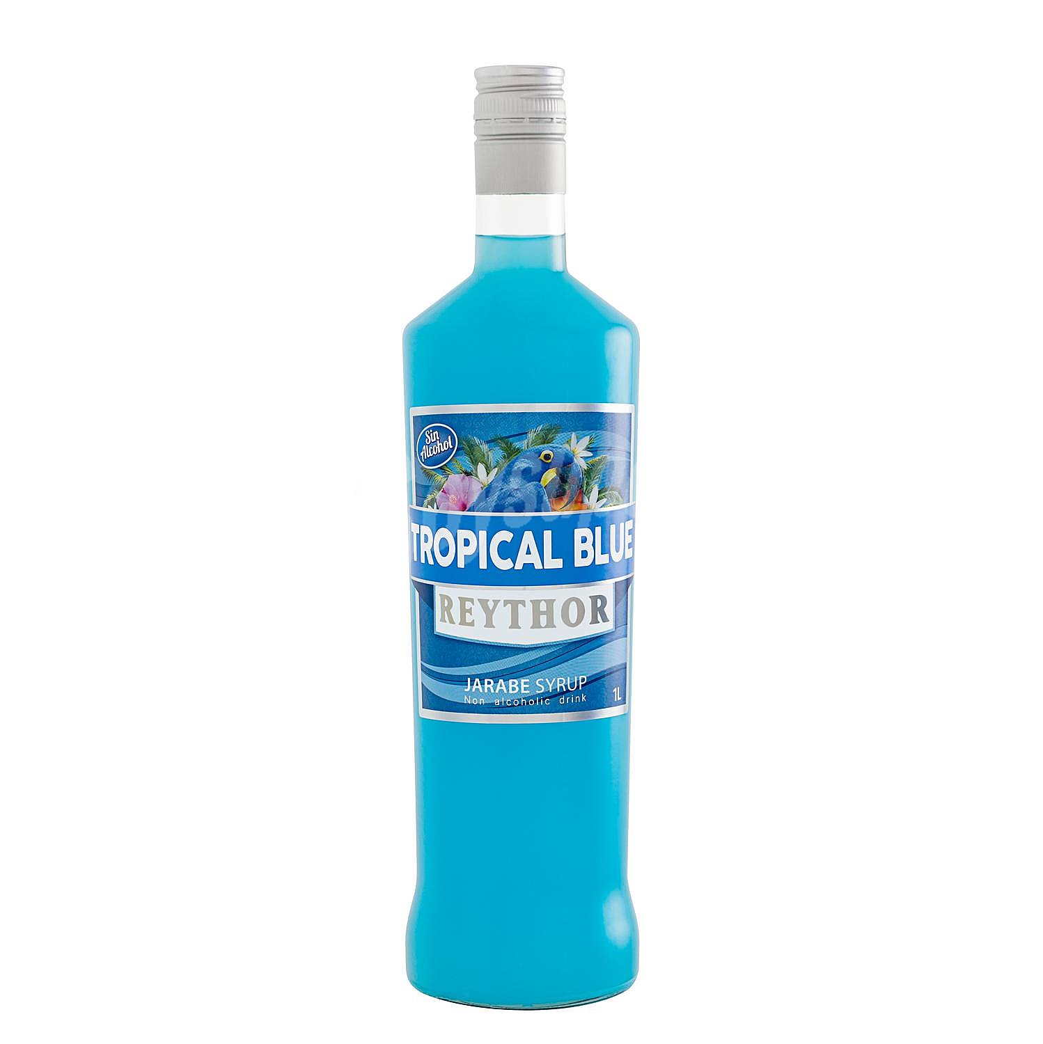 Licor Tropical Blue Reythor sin alcohol