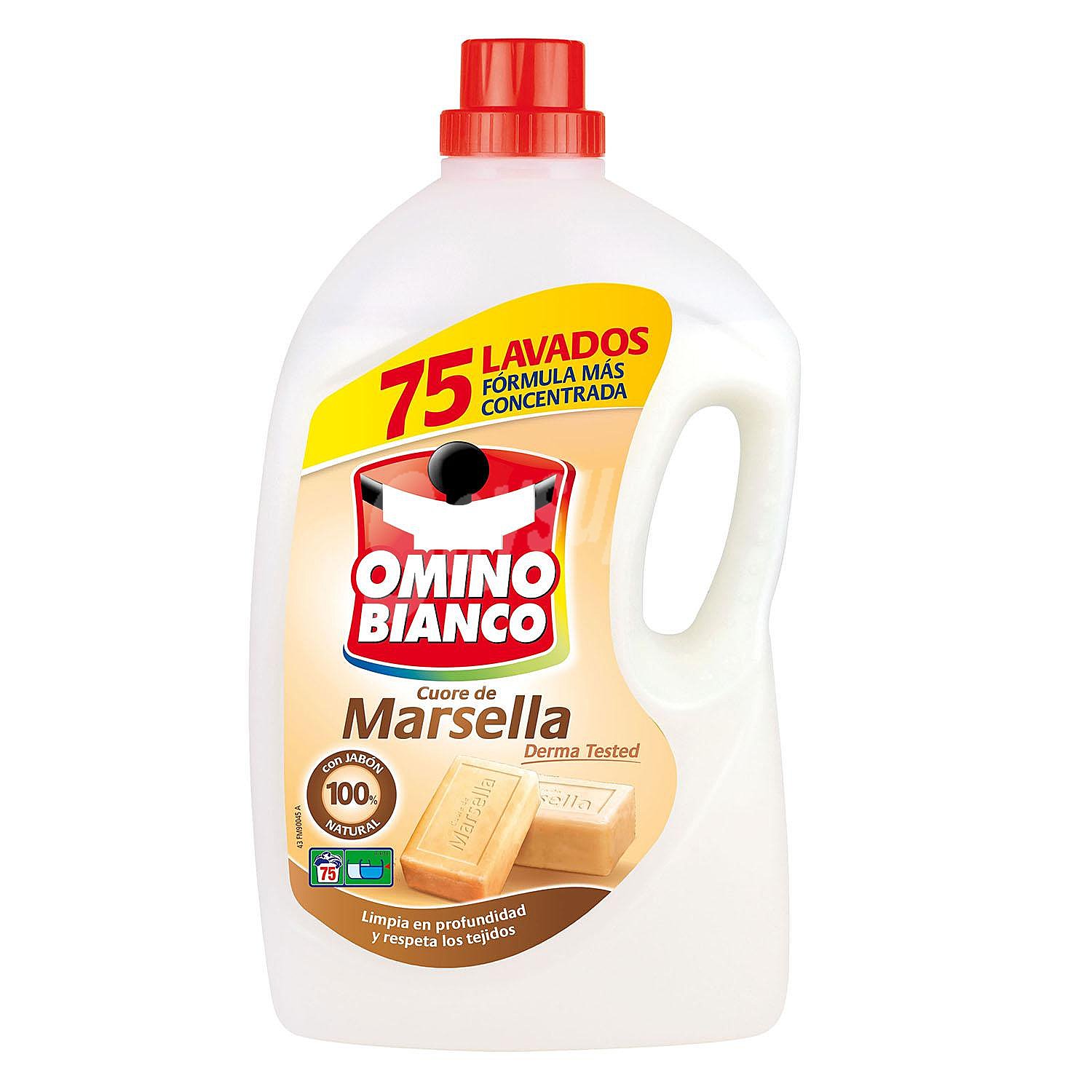 Detergente líquido de Marsella Omino Bianco