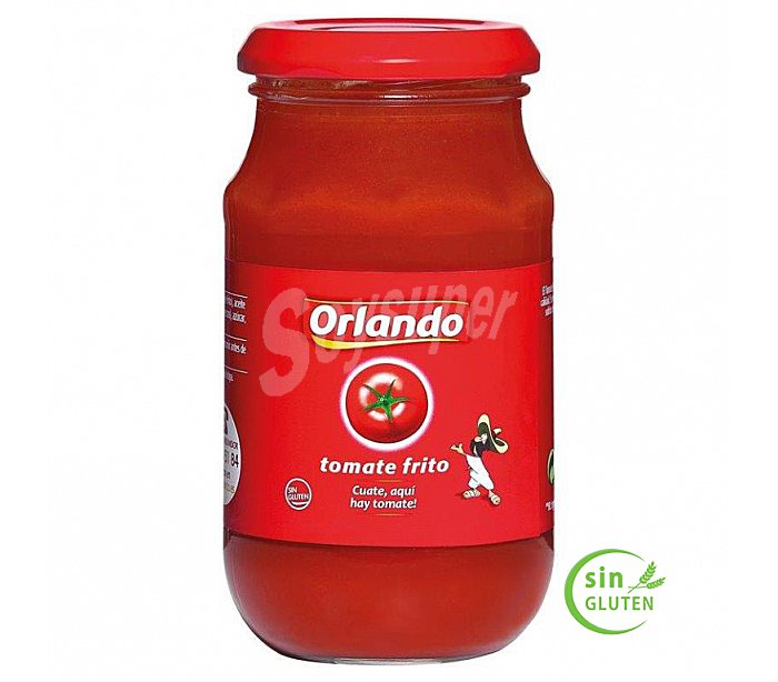 Tomate frito Orlando sin gluten