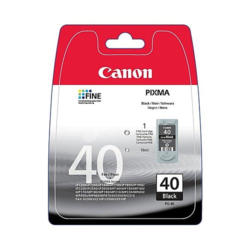 Cartucho de tinta canon PG-40 negro