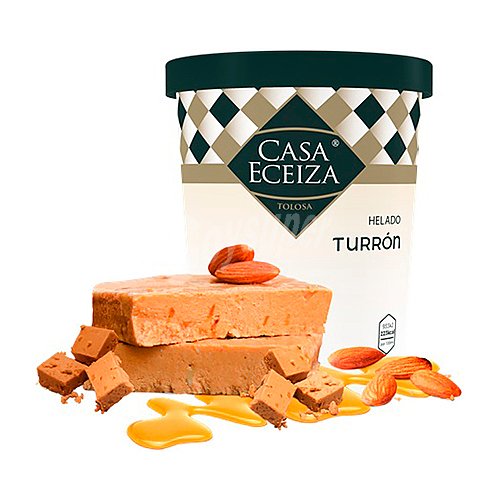 Casa eceiza Tarrina de helado de turron blanco casa eceiza