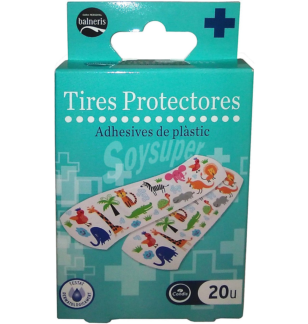 Tiras protectoras adhesivas balneris plástico