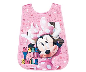 Babero de pvc sin mangas Minnie Mouse, talla única