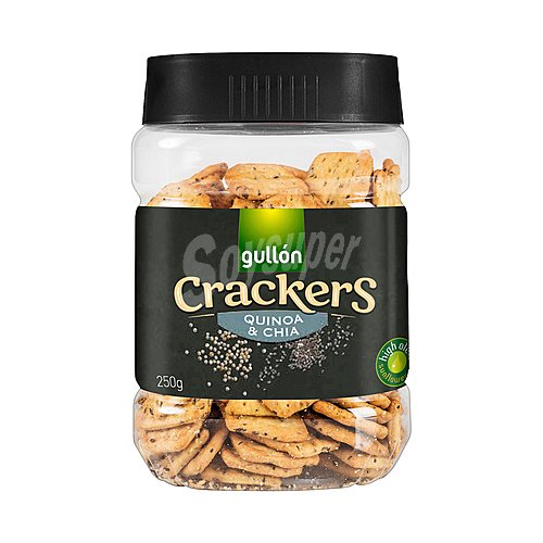 Gullón Crackers saladas sabor quinoa y chia, gullón