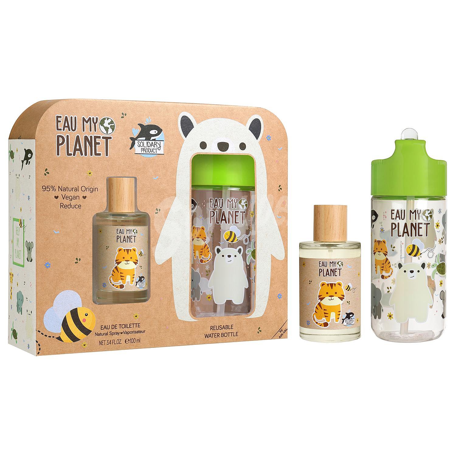 Estuche My Planet: colonia y botella de agua 1 ud