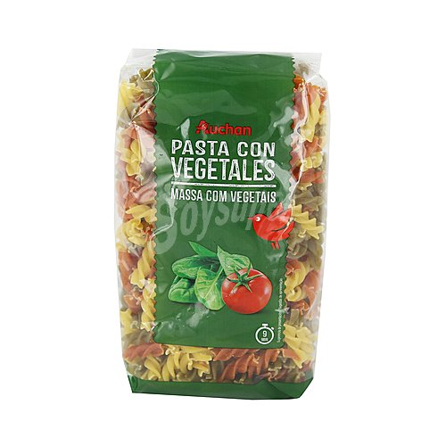 Producto alcampo Pasta espiral con espinacas y tomate producto alcampo