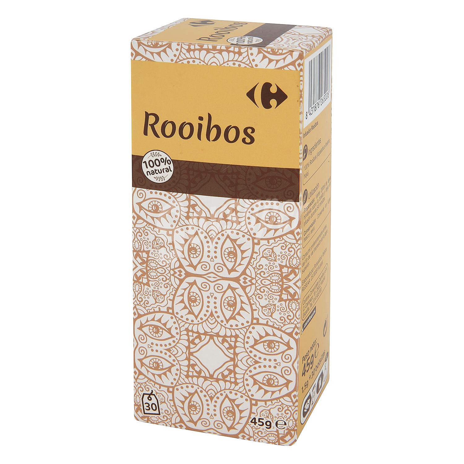 Infusión Rooibos en bolsitas Carrefour