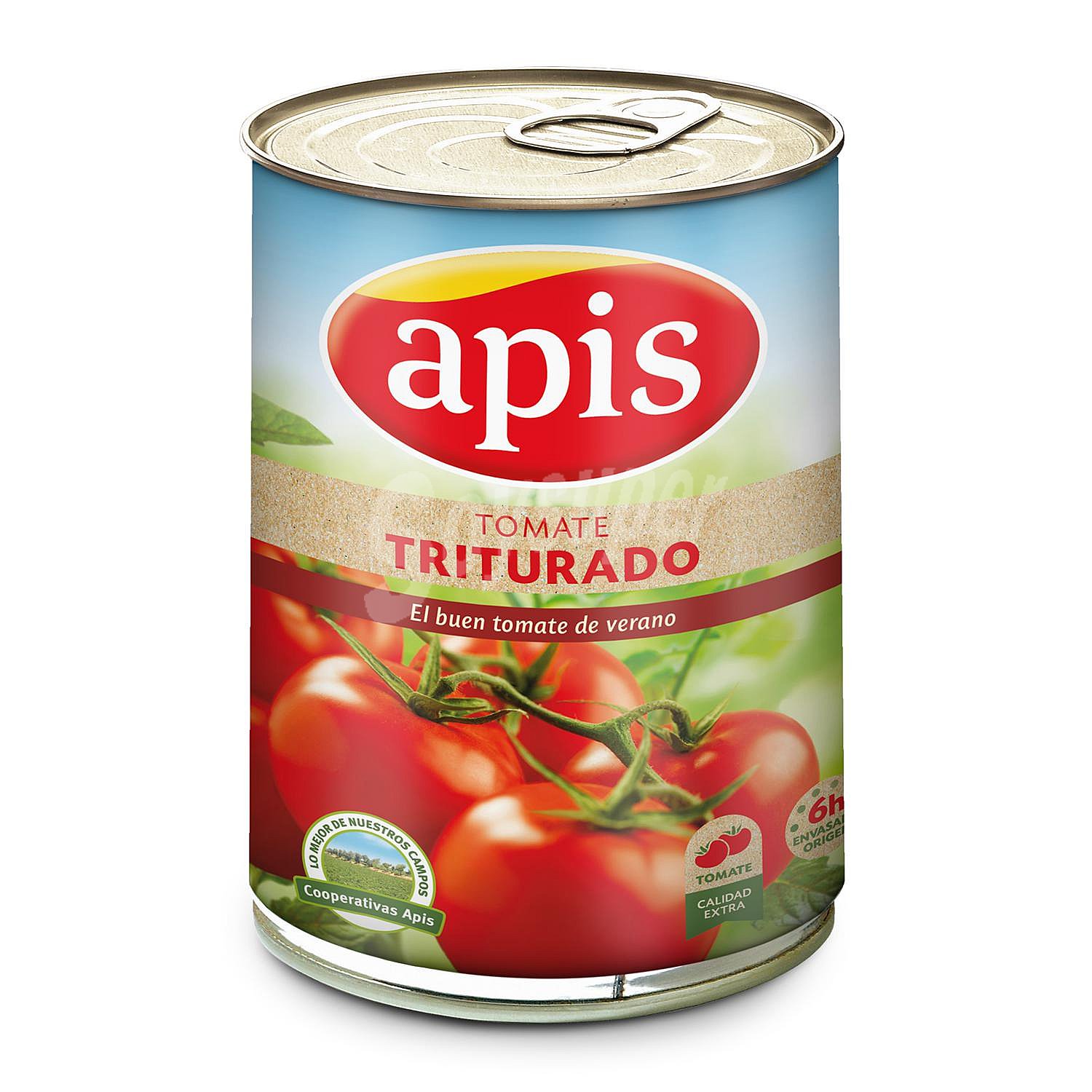 Tomate triturado Apis sin gluten