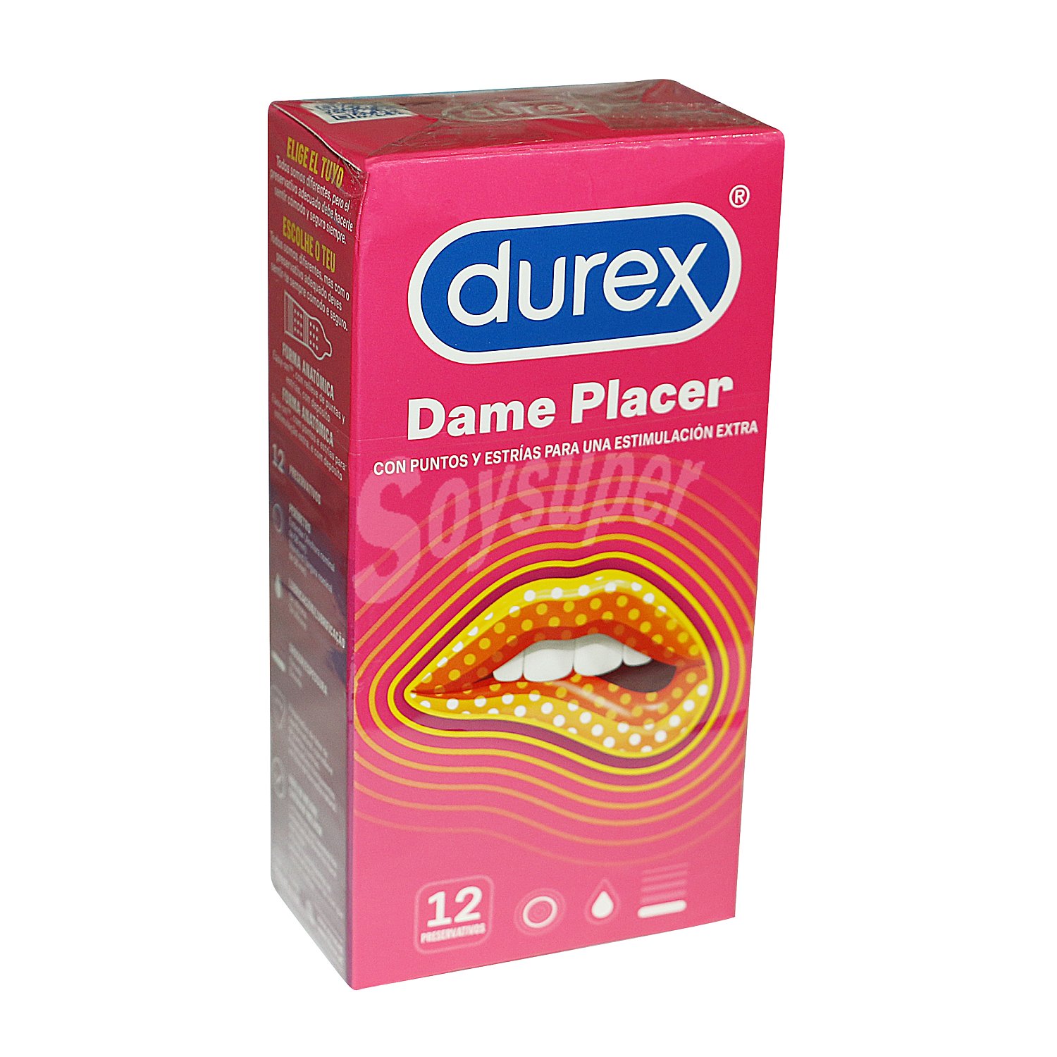 Preservativos dame placer caja 12 uds