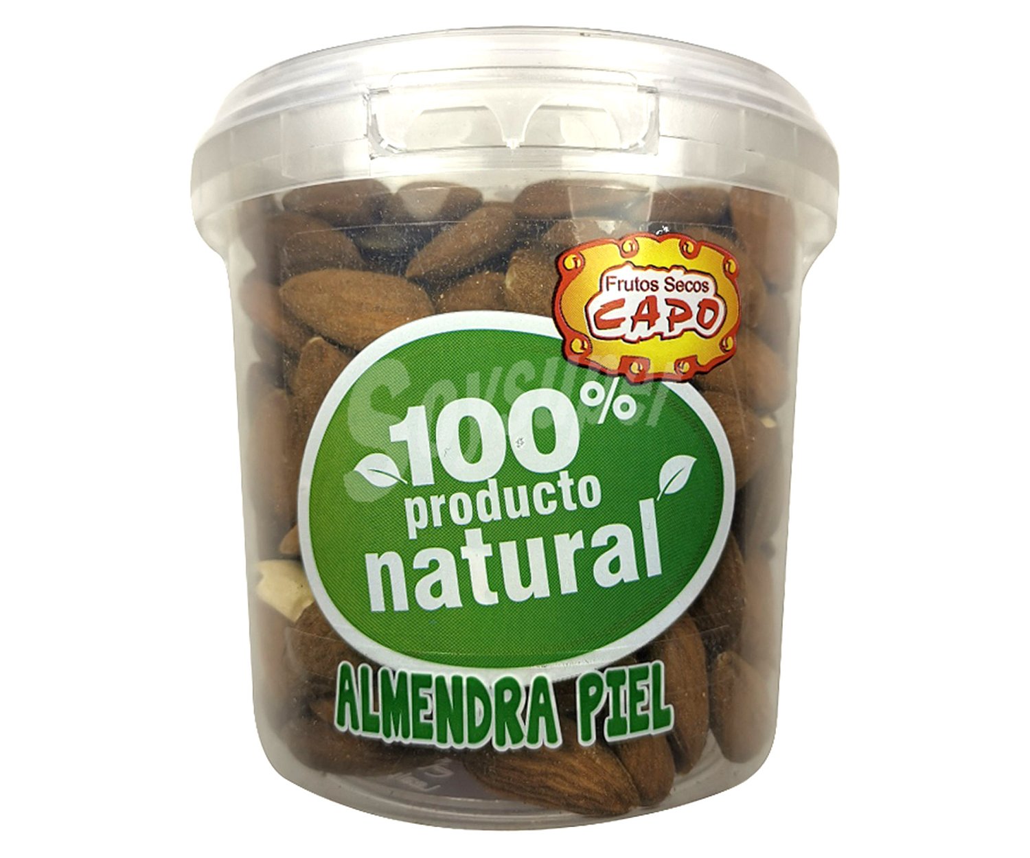 Almendra 100 % natural con piel capo