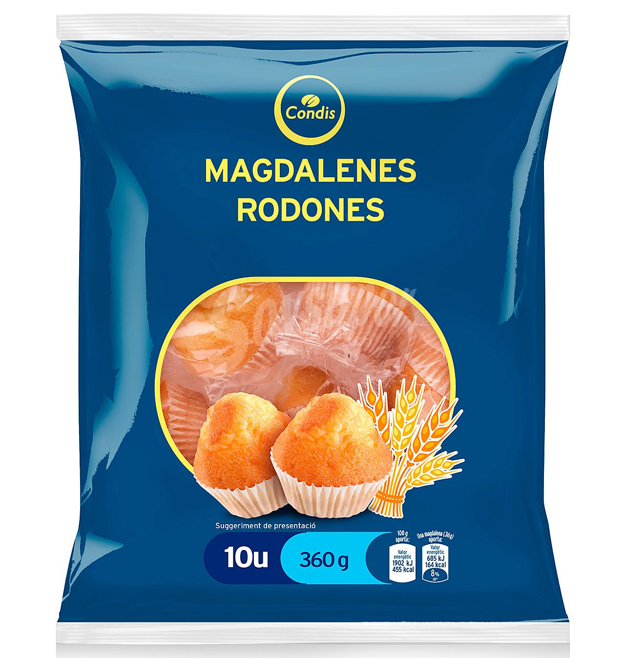 Magdalenas condis redondas