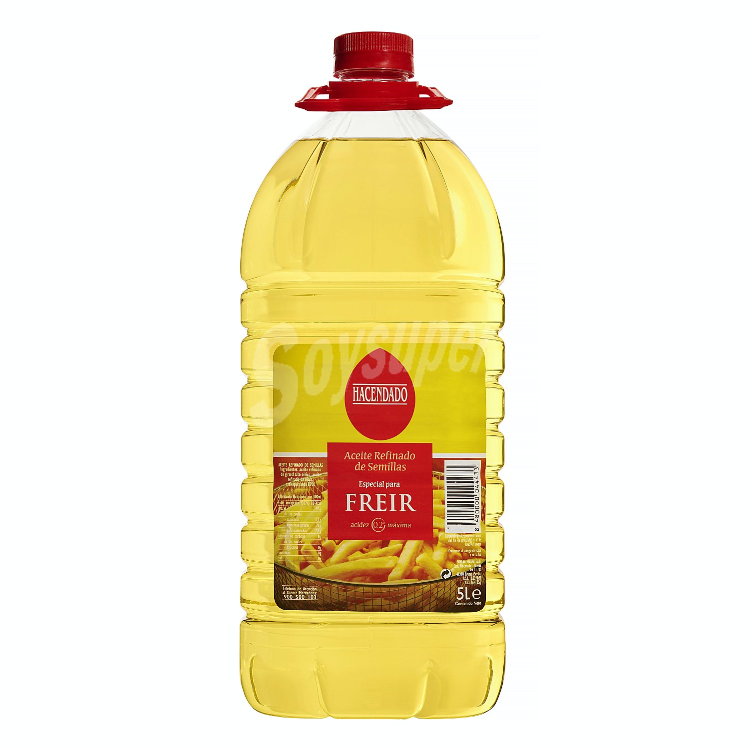 Aceite semillas freir tapón rojo