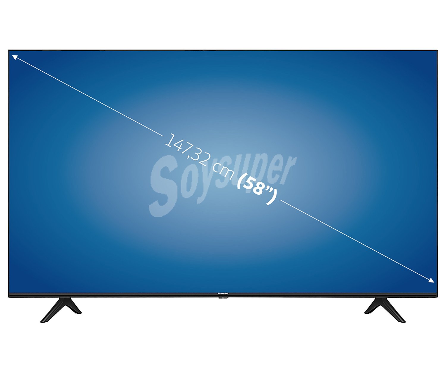 Televisión 147,32 cm (58") LED