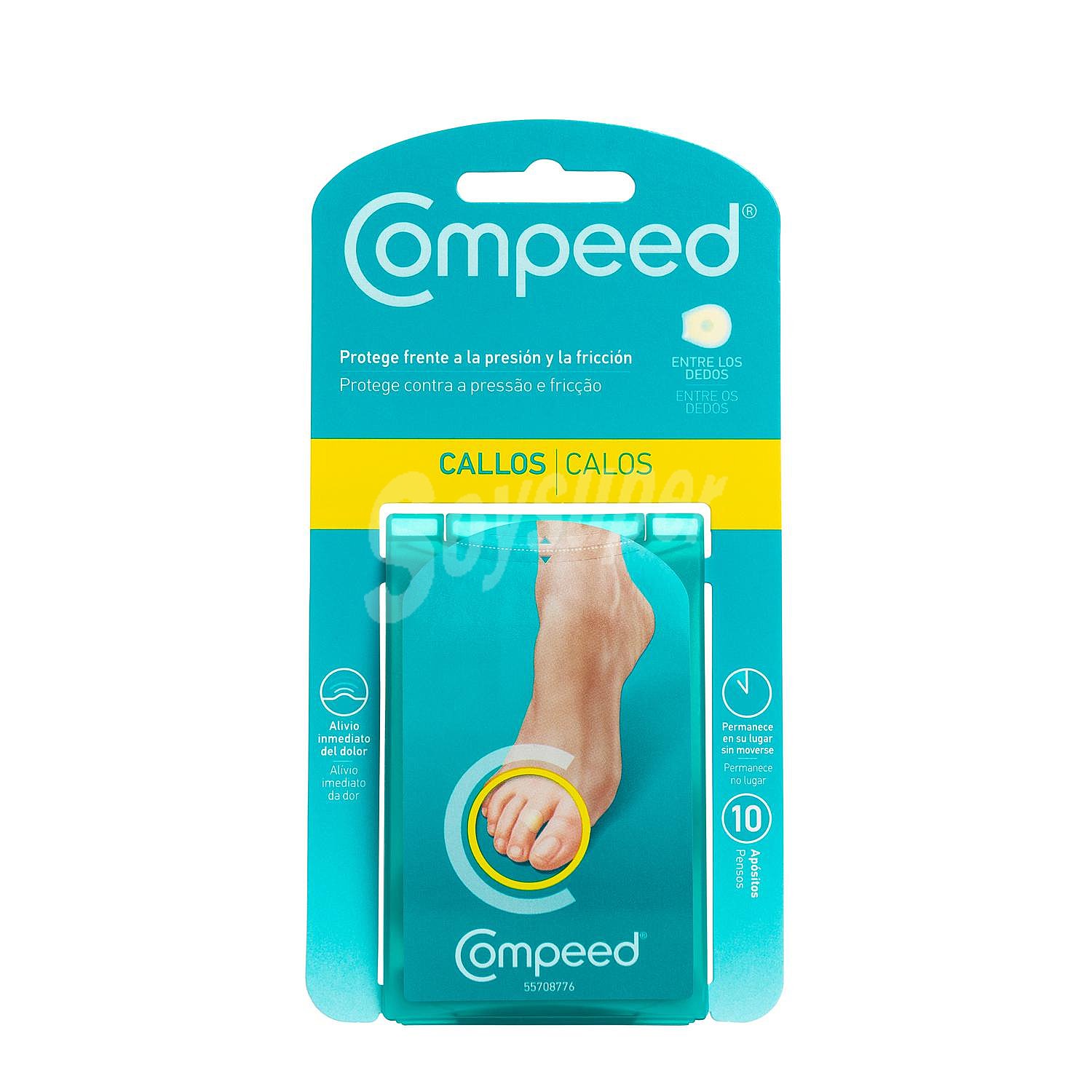 Apósitos callos entre dedos Compeed