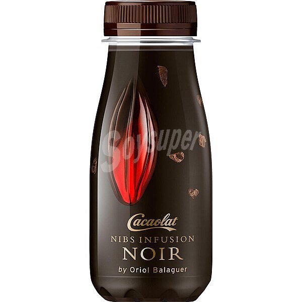 Noir batido de cacao con infusión de virutas de cacao Sin Gluten