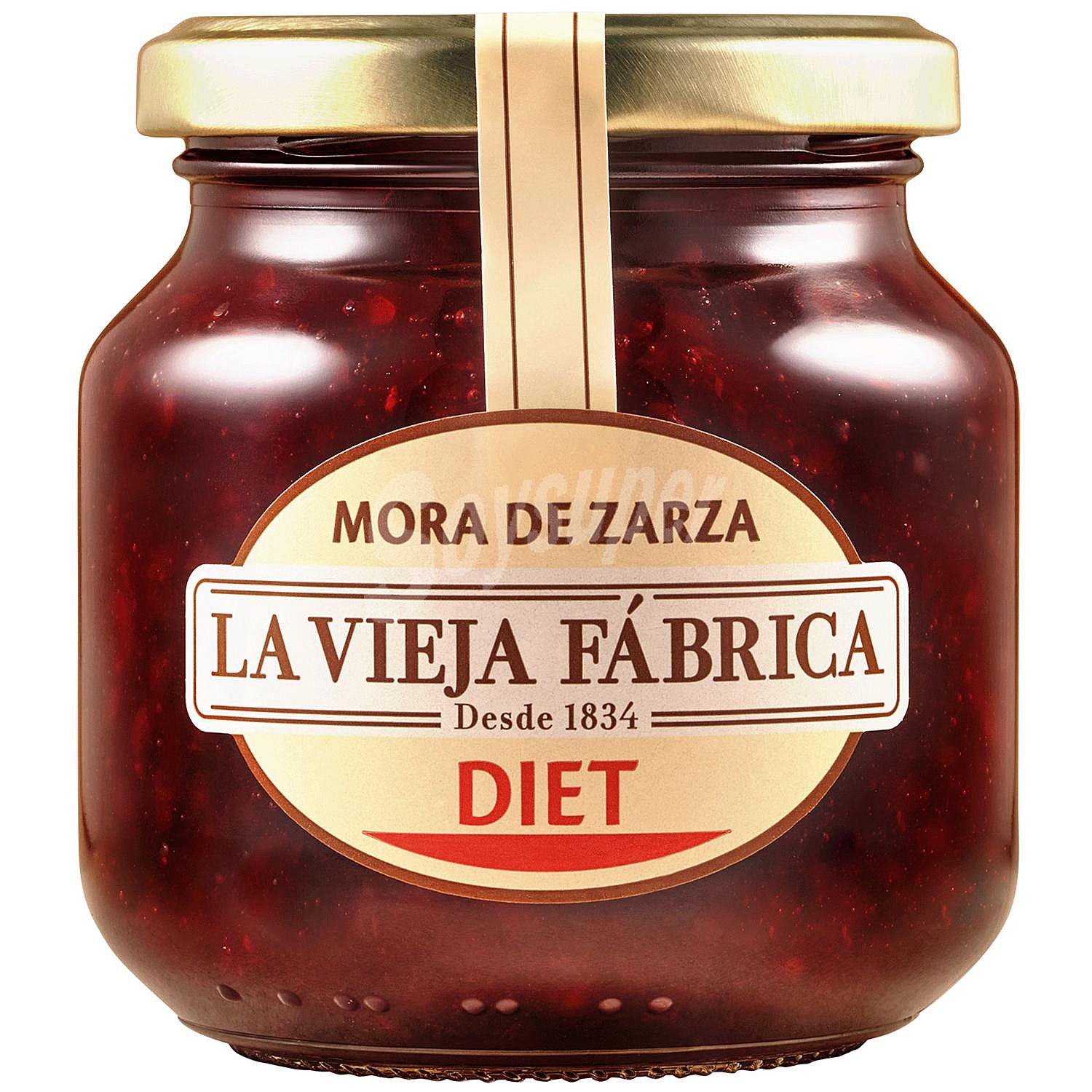 Mermelada de mora Diet La Vieja Fábrica sin gluten