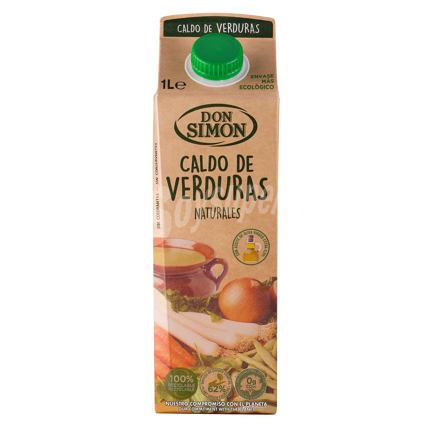 Caldo de verduras envase 1 lt