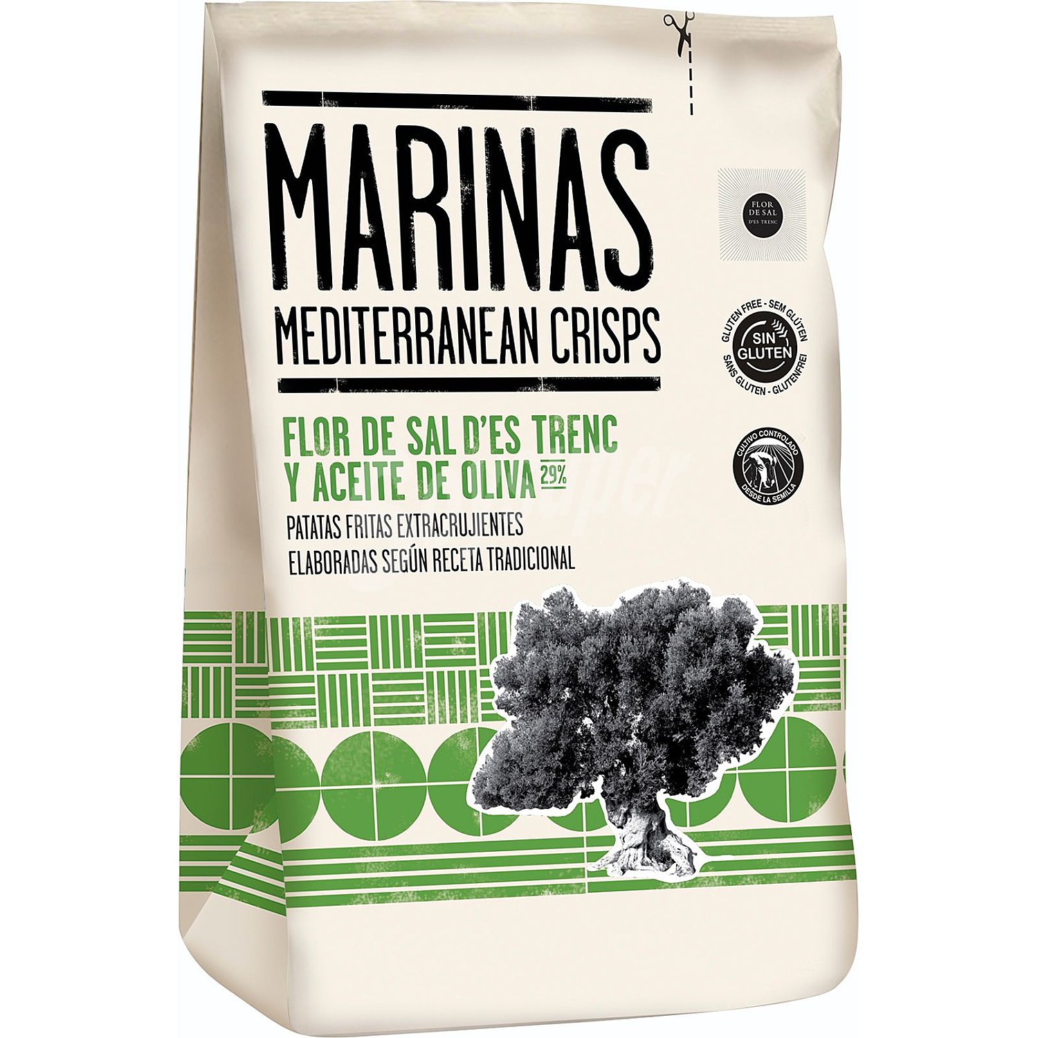 Marinas patatas fritas con aceite de oliva