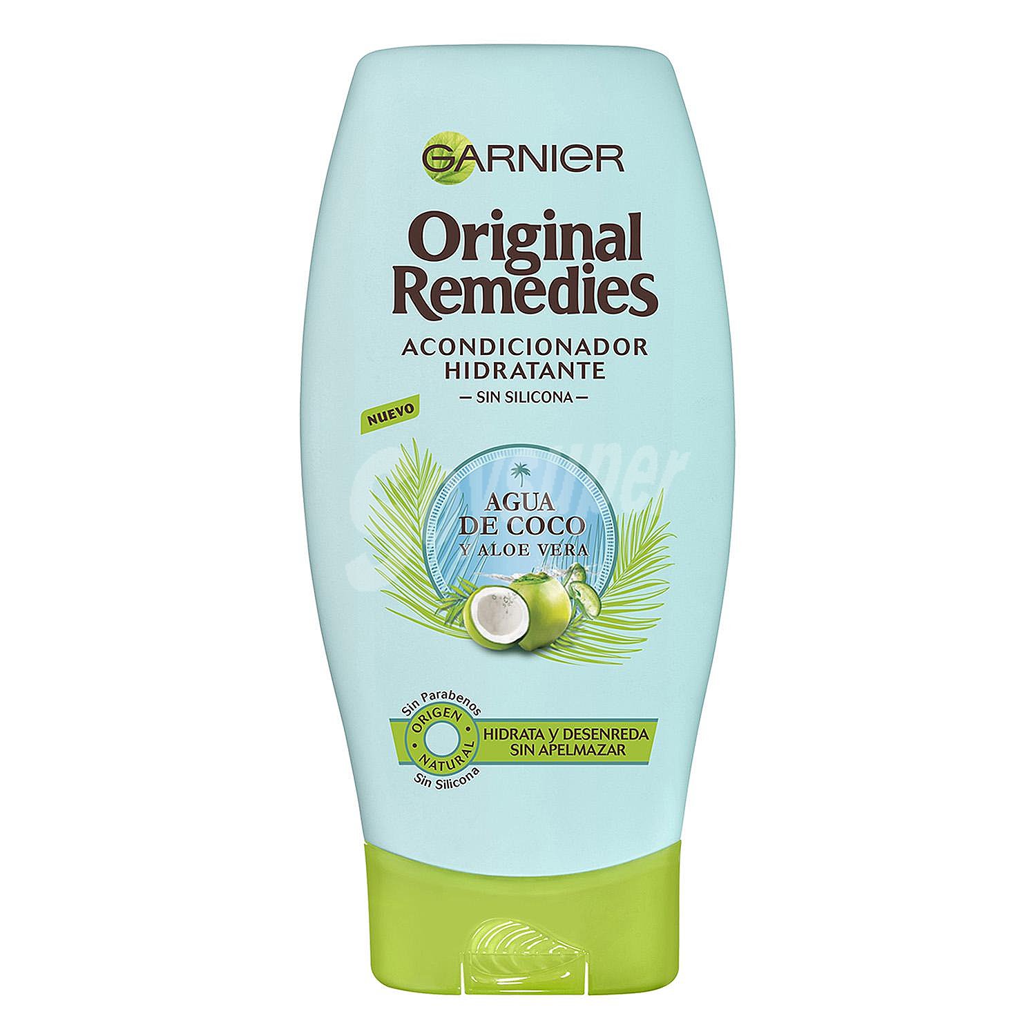 Acondicionador hidratante agua de Coco y Aloe Vera