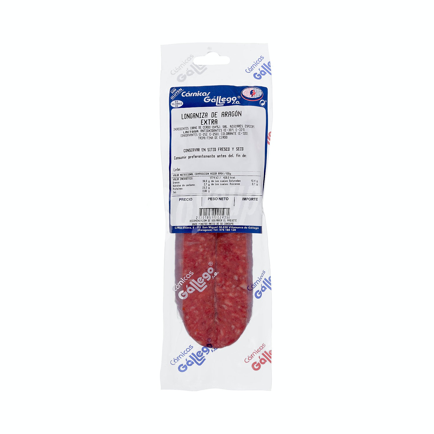 Longaniza de Aragón extra