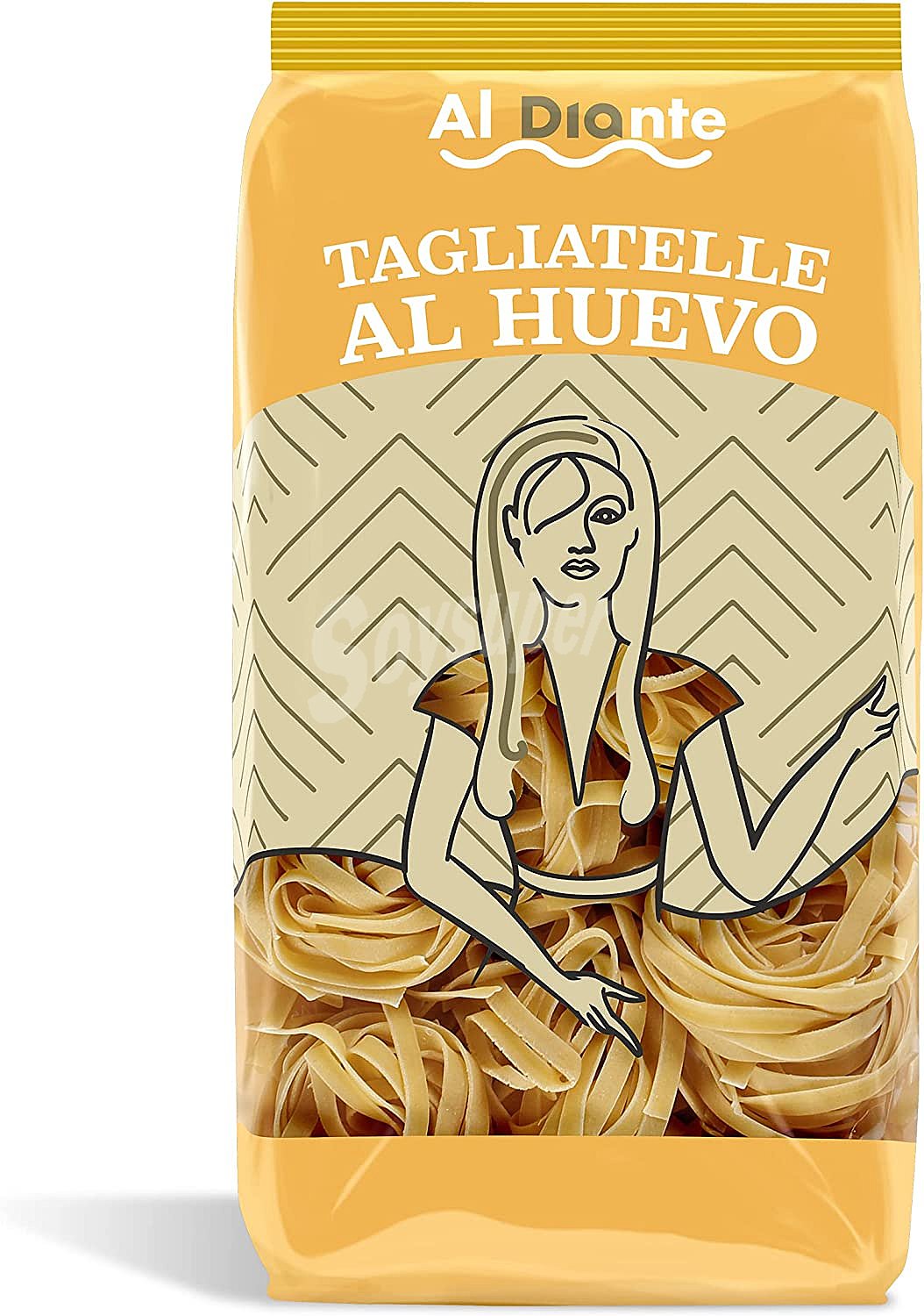 Tagliatelle al huevo Al diante