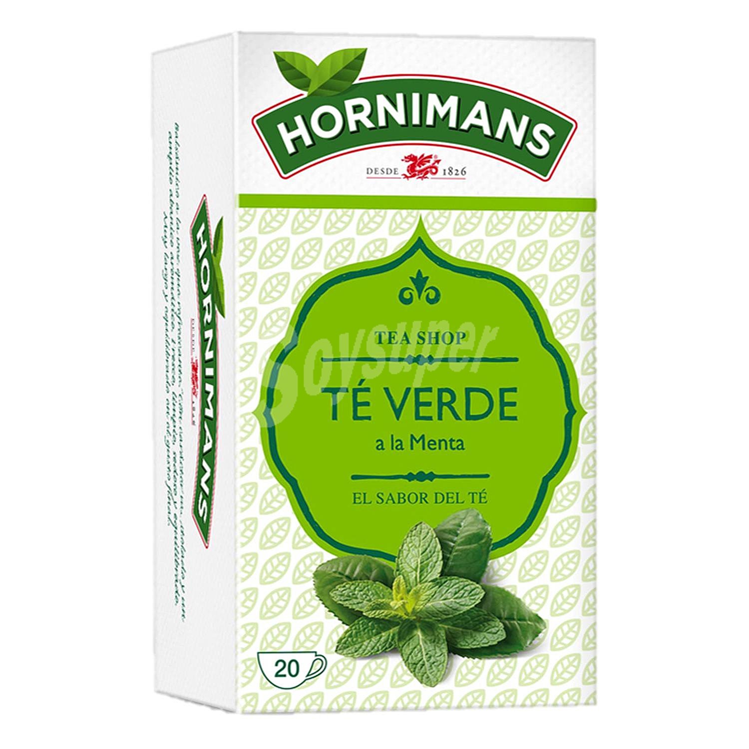 Té verde a la menta en bolsitas