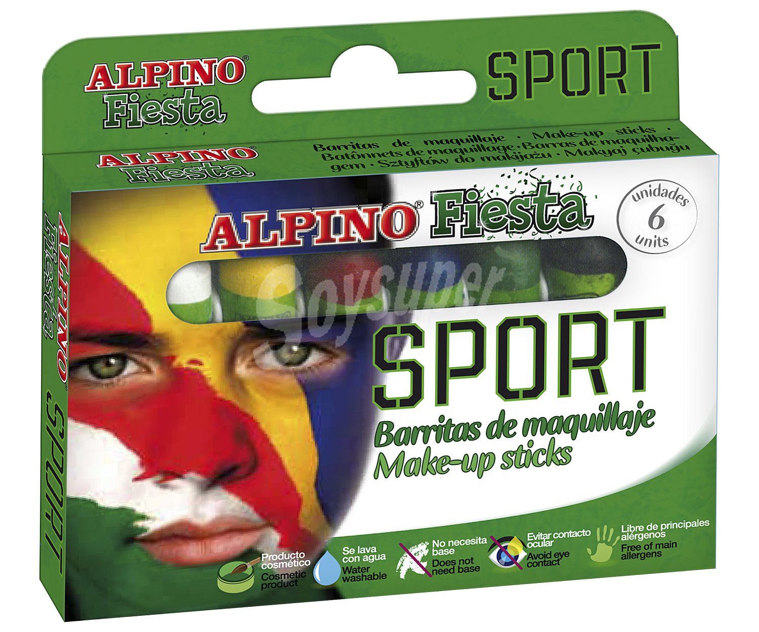 de maquillaje de 5g., colores Sport alpino