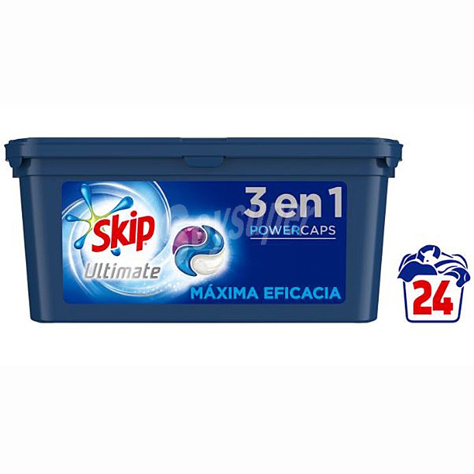 Detergente ropa Ultimate doble acción máquina en cápsulas