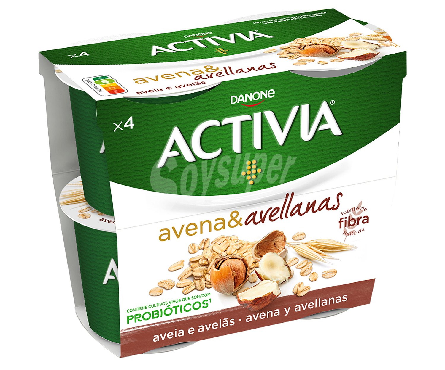 Bífidus con avena y avellanas