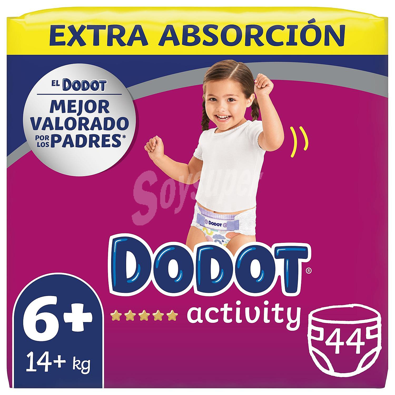 Pañales de la talla 6+, para niños de más de 14 kilogramos