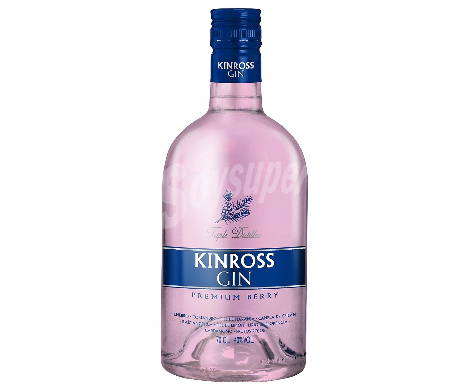 Kinross Ginebra nacional premium selección triple destilación kinross berry