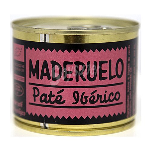 Maderuelo Paté ecológico Ibérico maderuelo