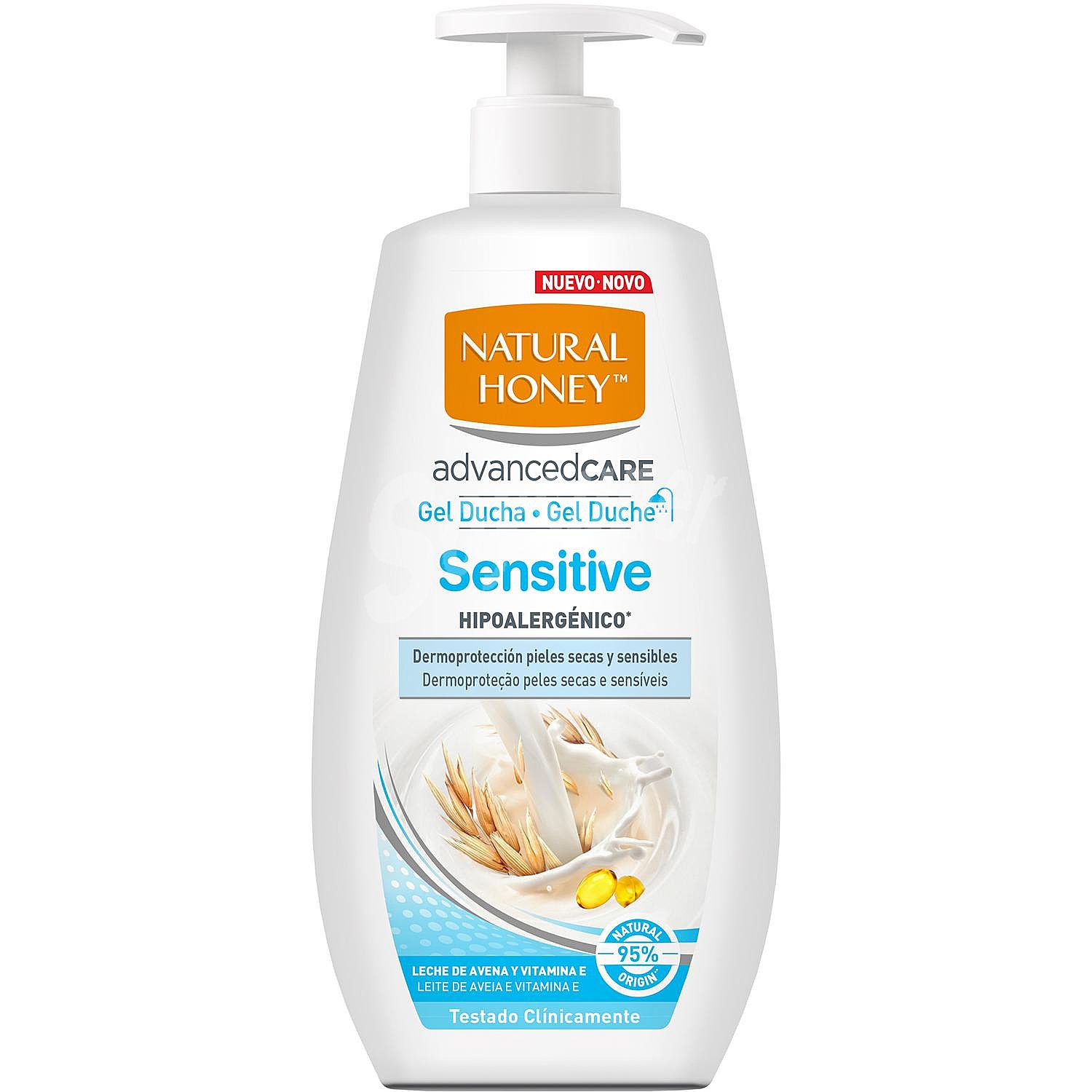 Gel de ducha sensitive hipoalergénico dermoprotección para pieles secas y sensibles