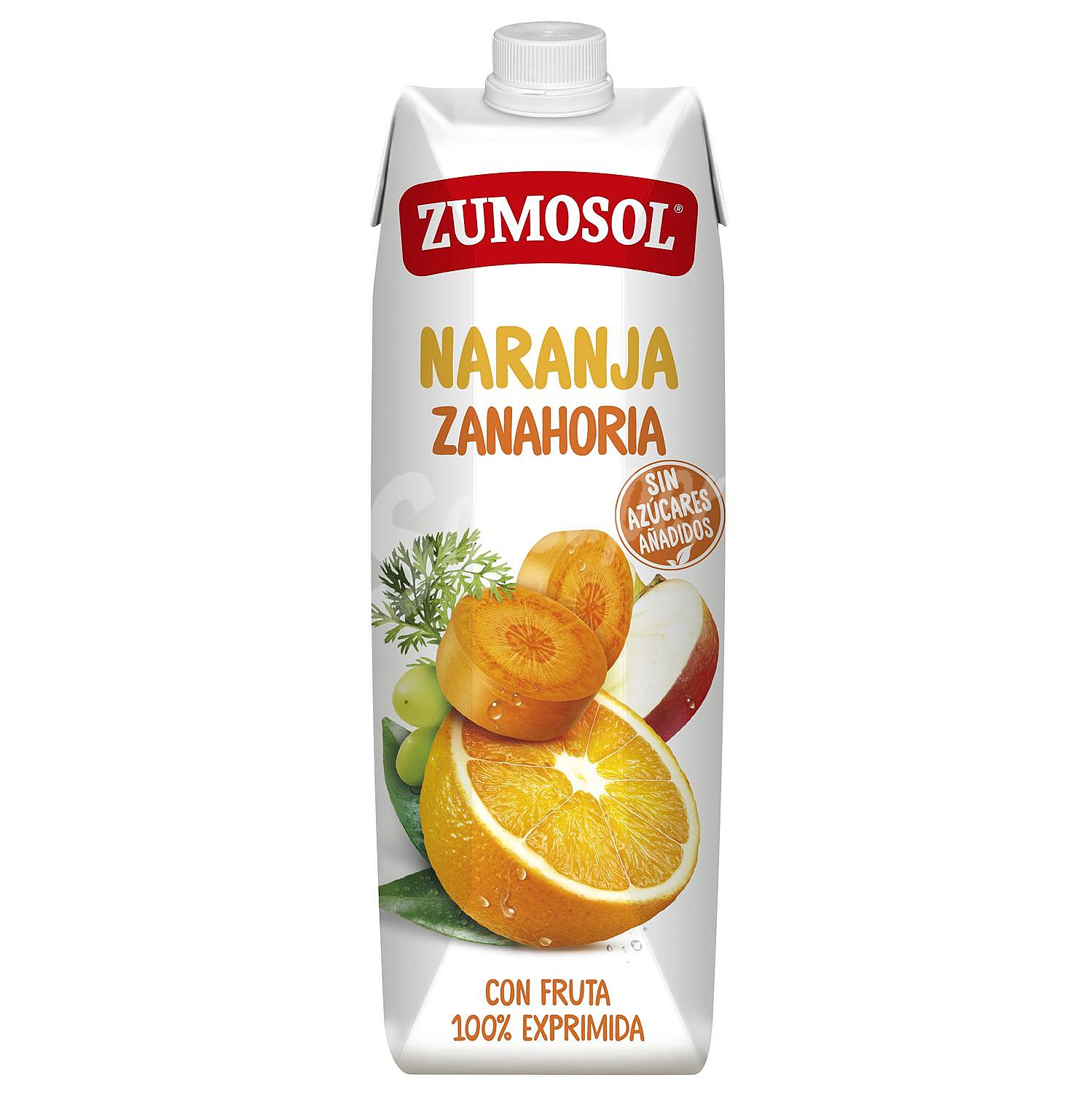 Zumo exprimido de naranja y zanahoria