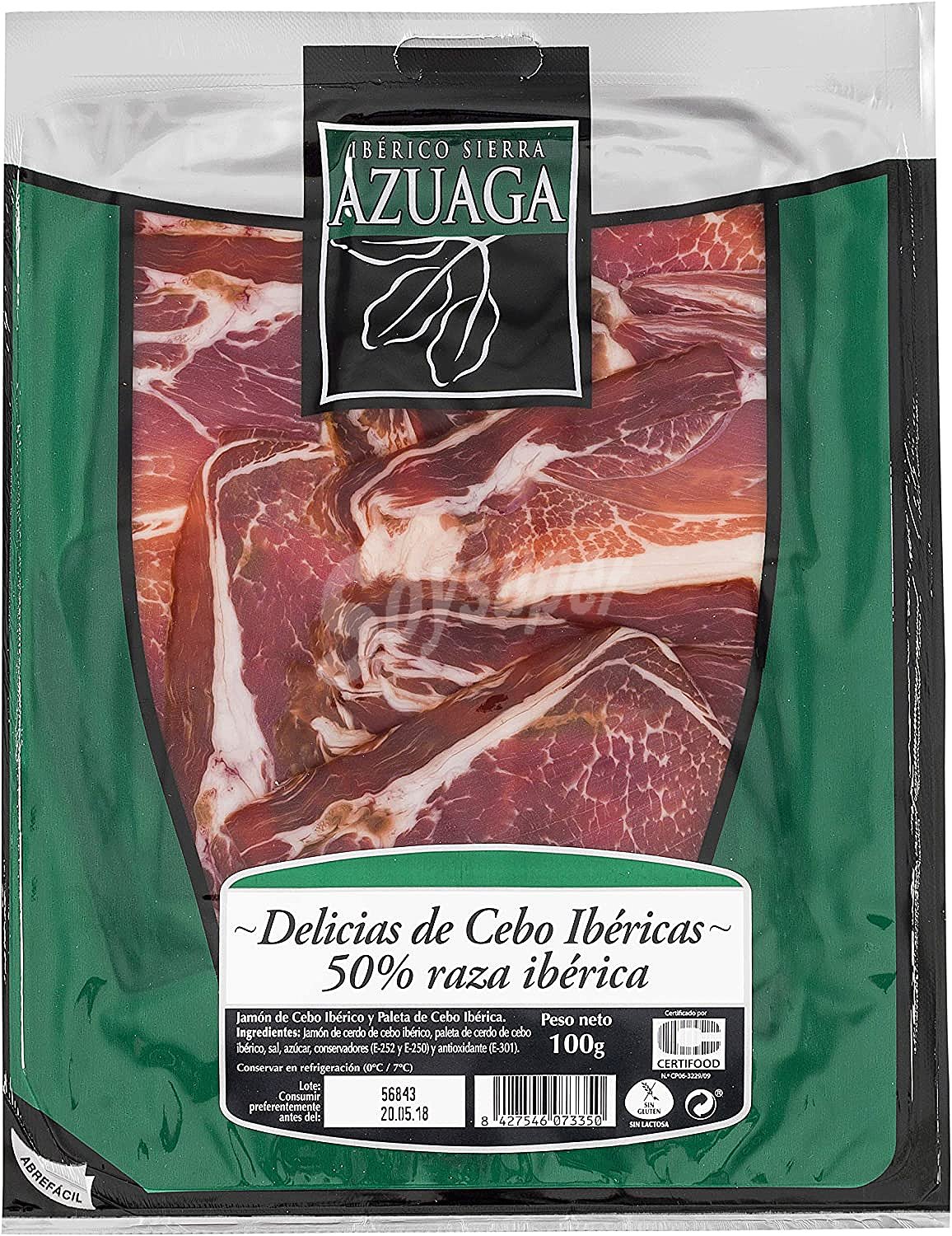 Jamón de cebo ibérico (50% raza ibérica)