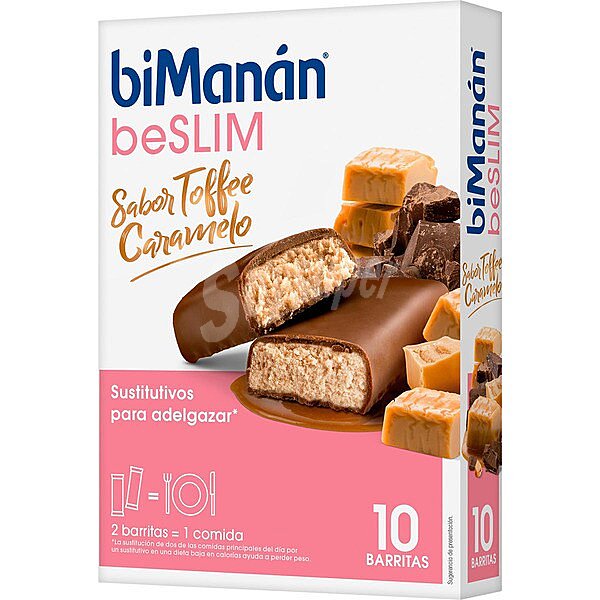 Beslim barritas sabor toffee