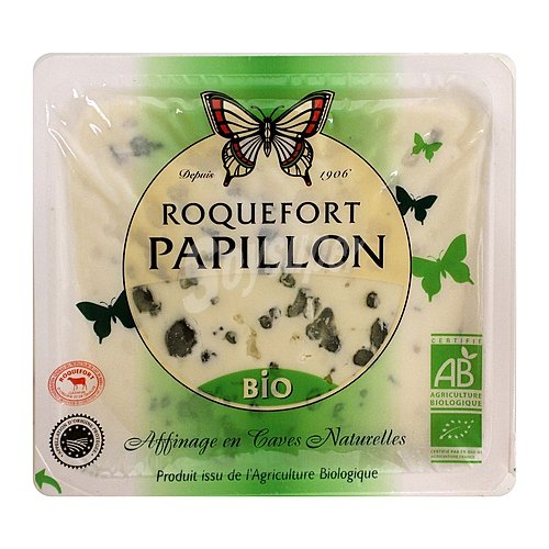 Papillon Queso Roquefort ecológico en cuña papillon