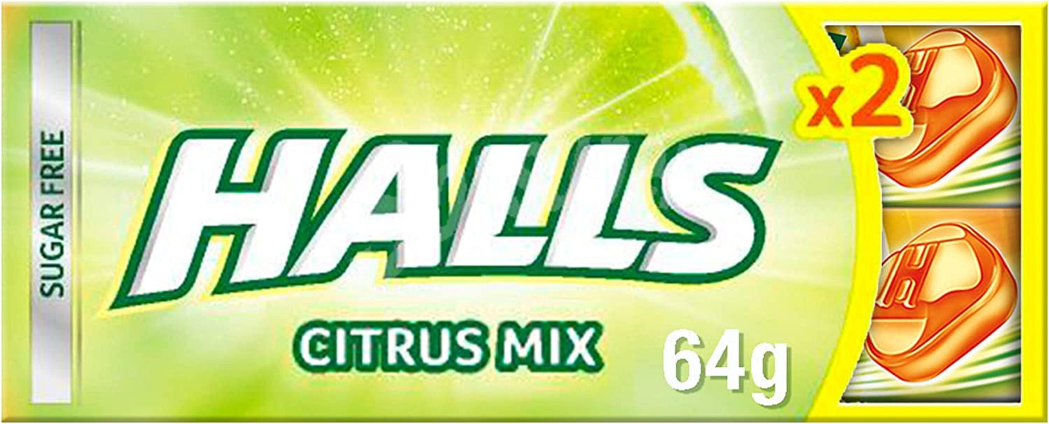 Caramelos sabor cítricos Halls bolsa