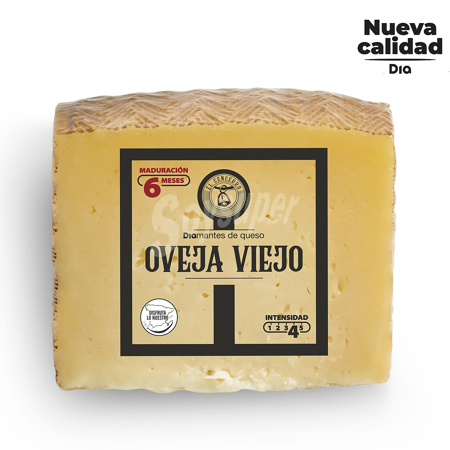 Queso de oveja viejo con leche pasteurizada 6 meses cuña 300 gr