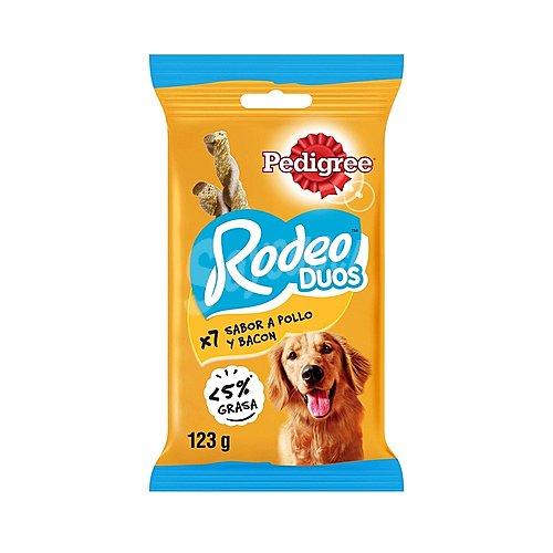 Pedigree Snack para perros bacon y pollo pedigree rodeo duos