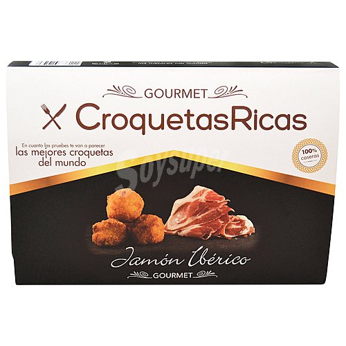 Croquetas ricas Croquetas 100% caseras, ultracongeladas y rellenas de jamón ibérico croquetas ricas Gourmet