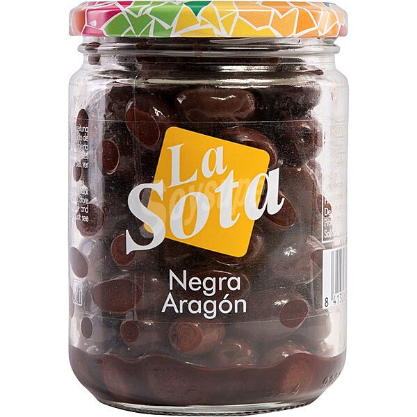 Aceitunas negras con hueso de Aragón