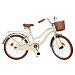 Bicicleta infantil con ruedines, estilo vintage con cesta y ruedas de 50,8cm (20''), vintage