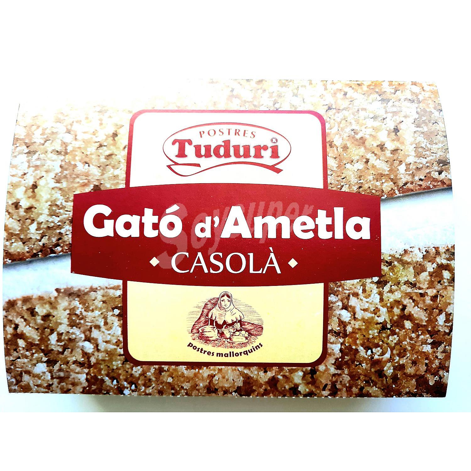 Gató de almendra Postres Tudurí