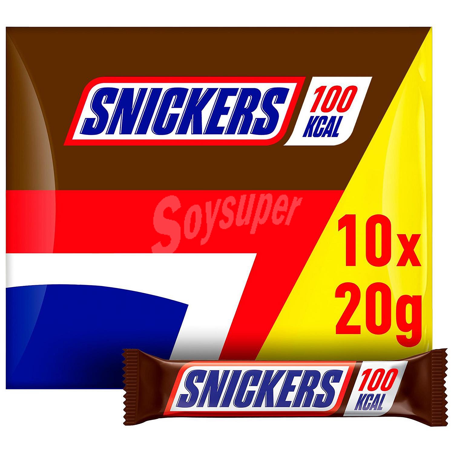 Barritas de chocolate Snickers